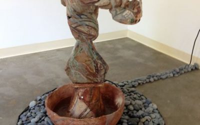Nacken water fountain installation